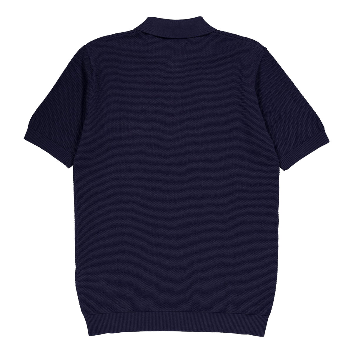 Knitted Polo Shirt Stone Blue