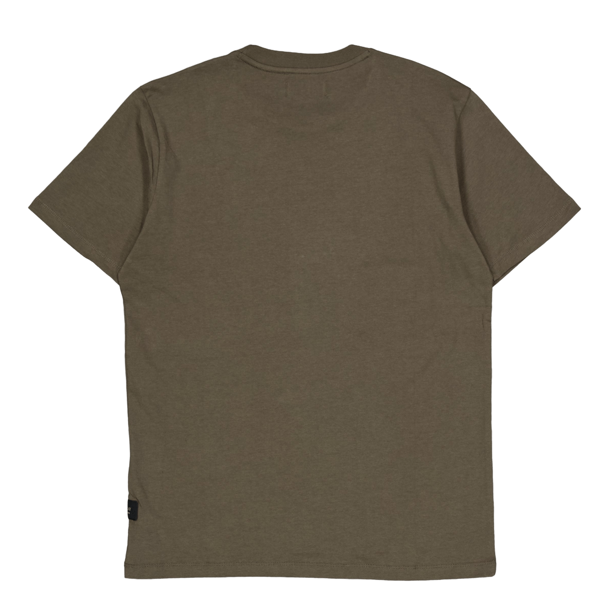 Replay Basic Logo Tee Mud Green