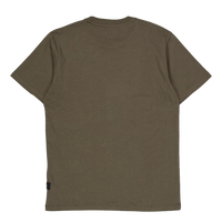 Replay Basic Logo Tee Mud Green