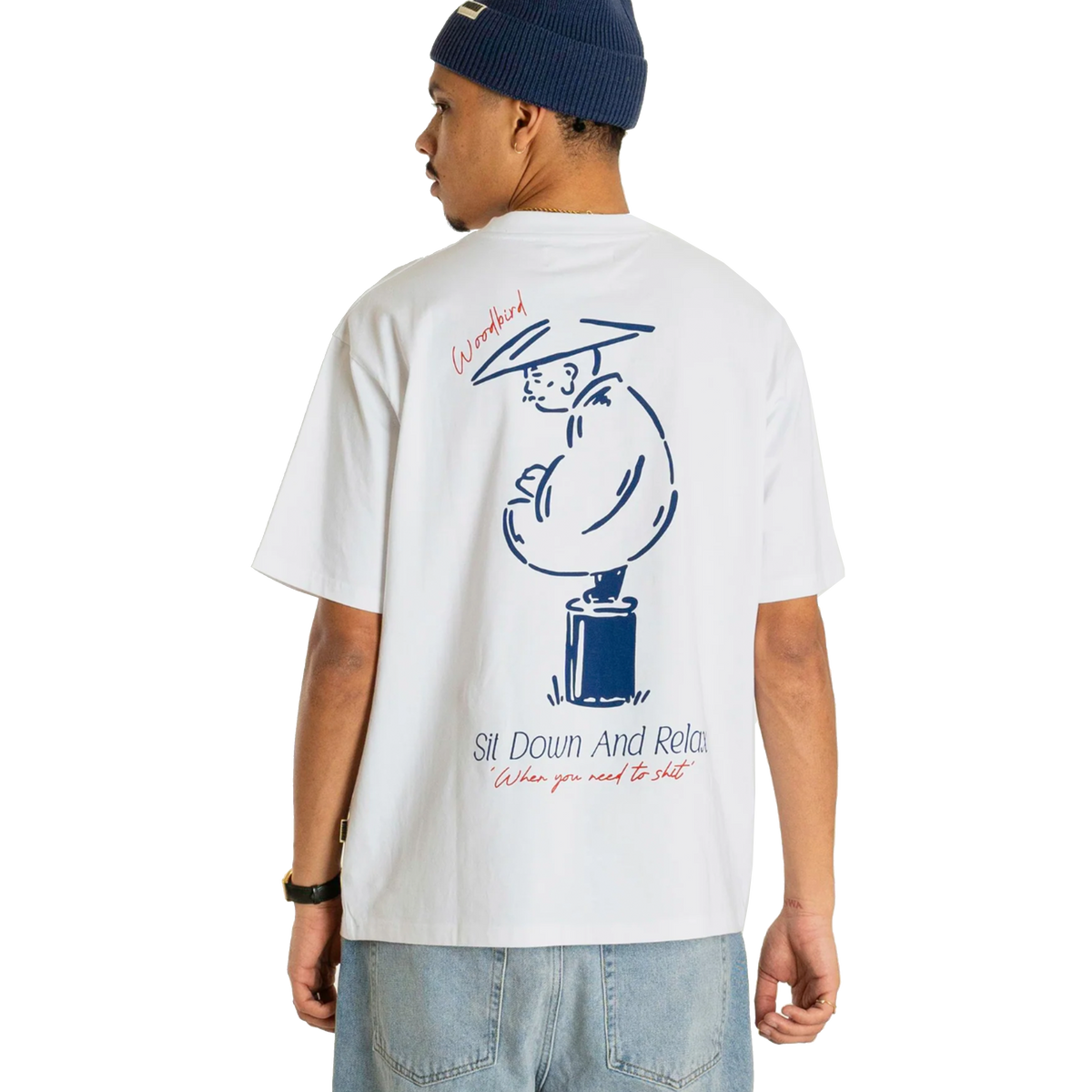 Wbbaine Pose Tee White