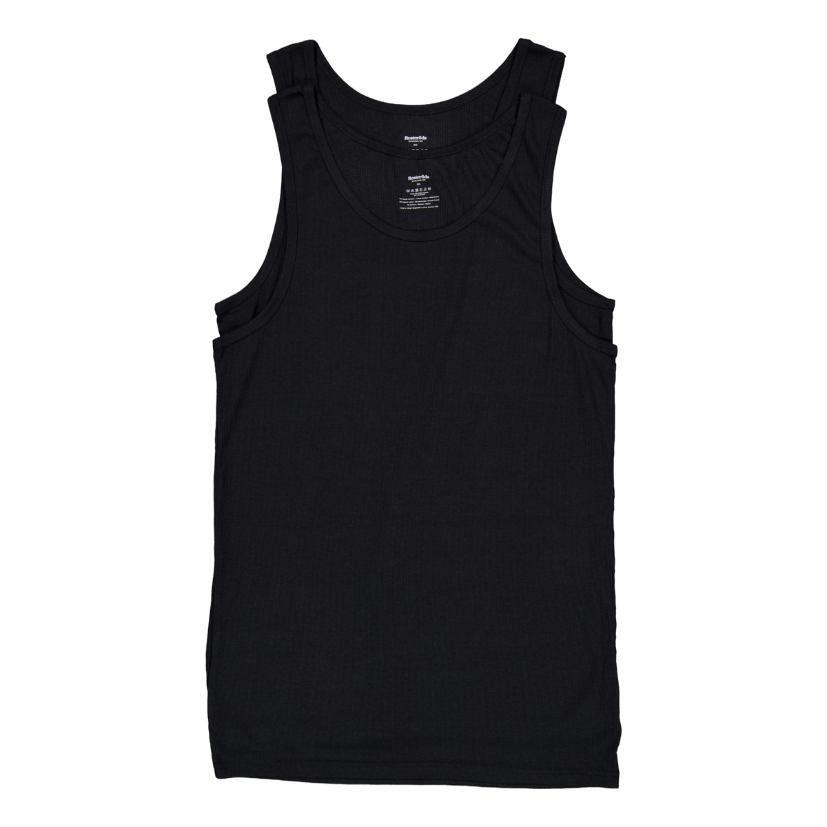 Tanktop 2-pack Bamboo Black