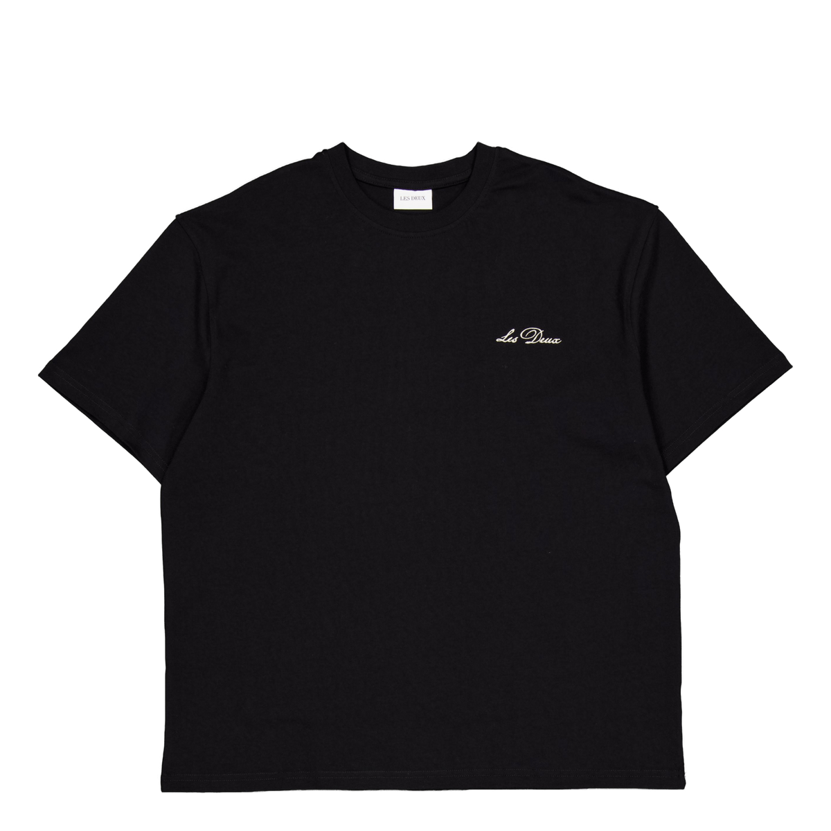 Crew T-shirt Black/white