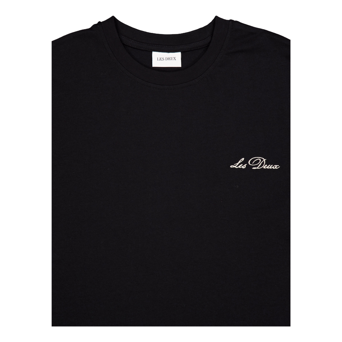 Crew T-shirt Black/white