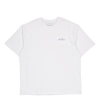 Crew T-shirt White/xenon Blue