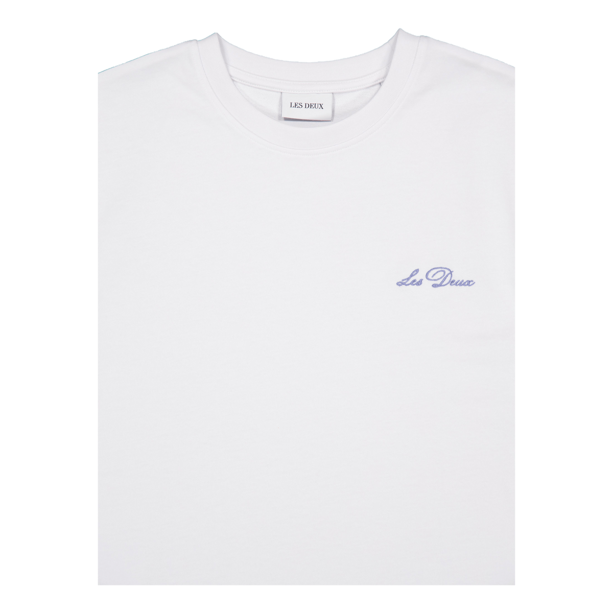 Crew T-shirt White/xenon Blue