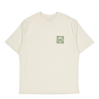 Goods T-shirt Ivory/chive Green