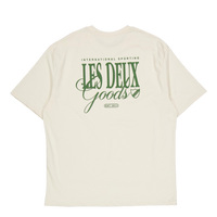 Goods T-shirt Ivory/chive Green