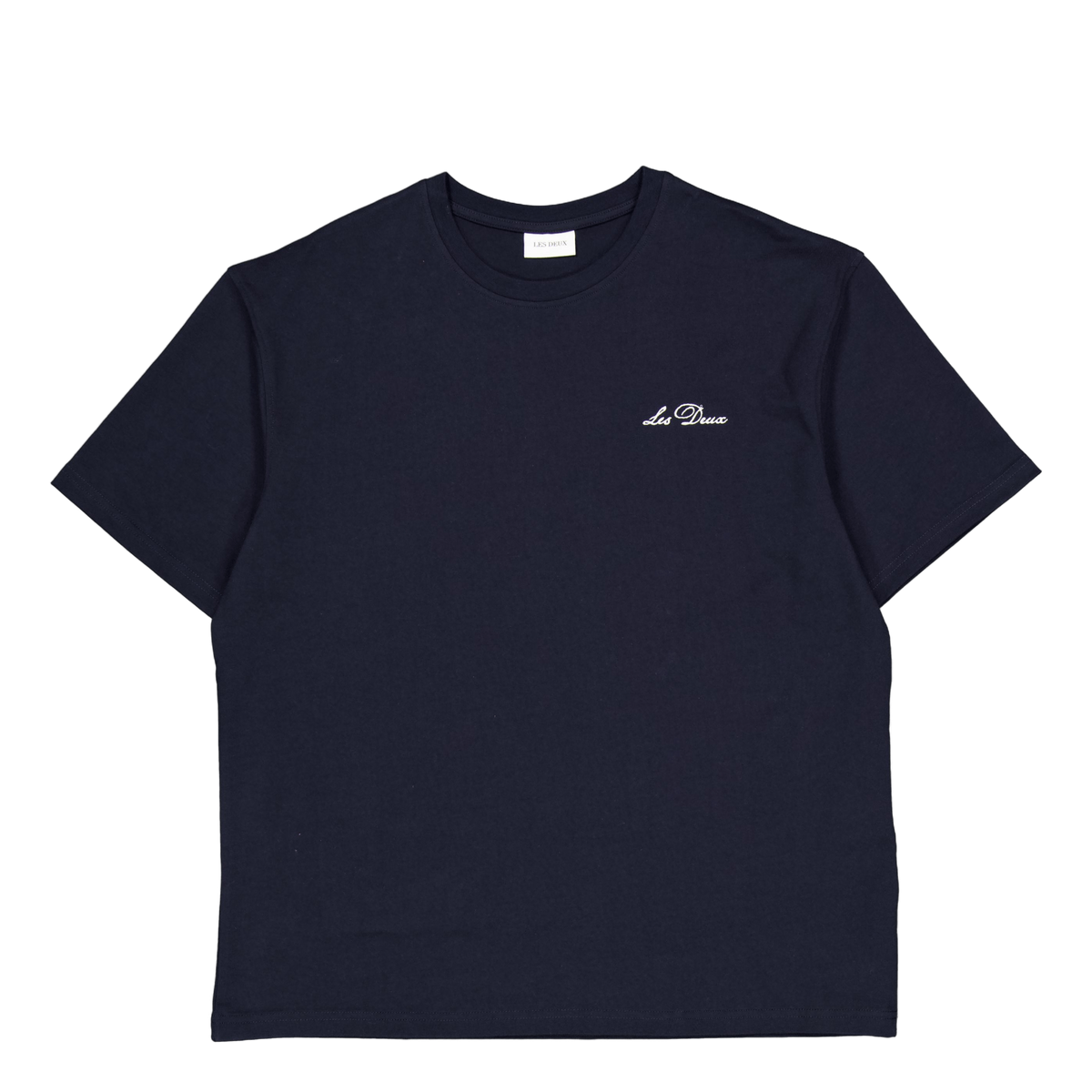 Crew T-shirt Dark Navy/white