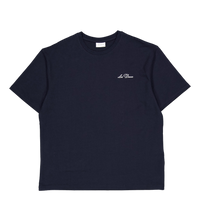 Crew T-shirt Dark Navy/white