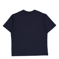 Crew T-shirt Dark Navy/white