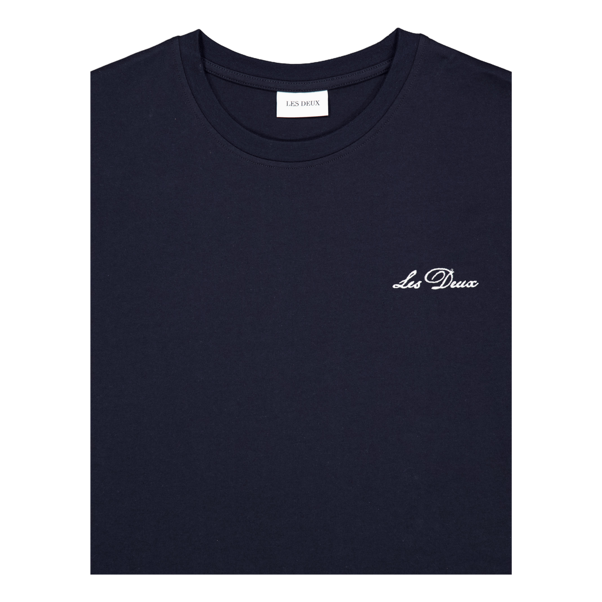 Crew T-shirt Dark Navy/white