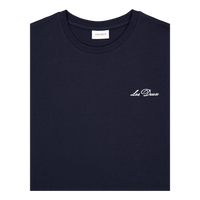 Crew T-shirt Dark Navy/white