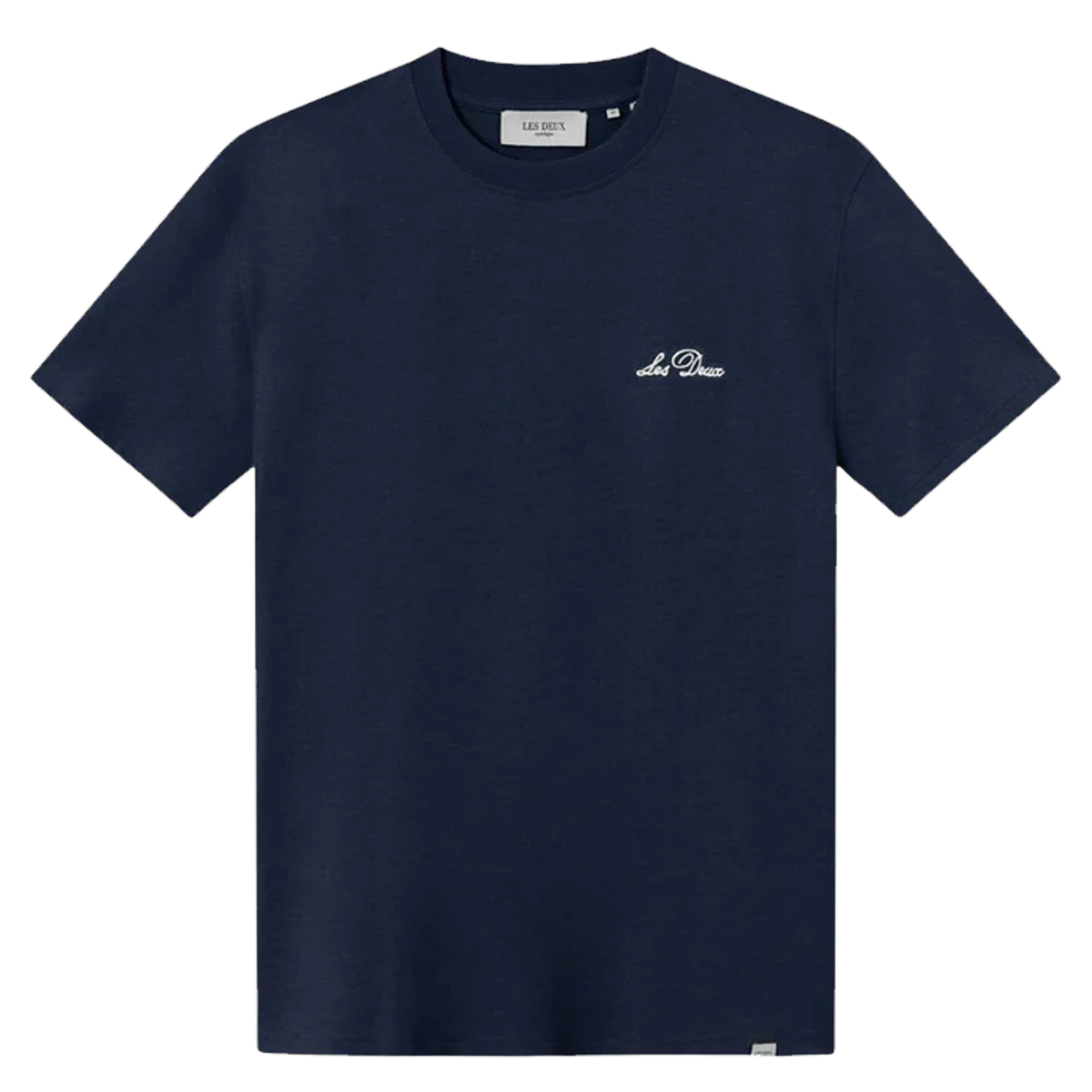 Crew T-shirt Dark Navy/white