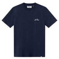 Crew T-shirt Dark Navy/white