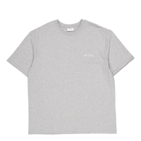 Crew T-shirt Grey Melange/white