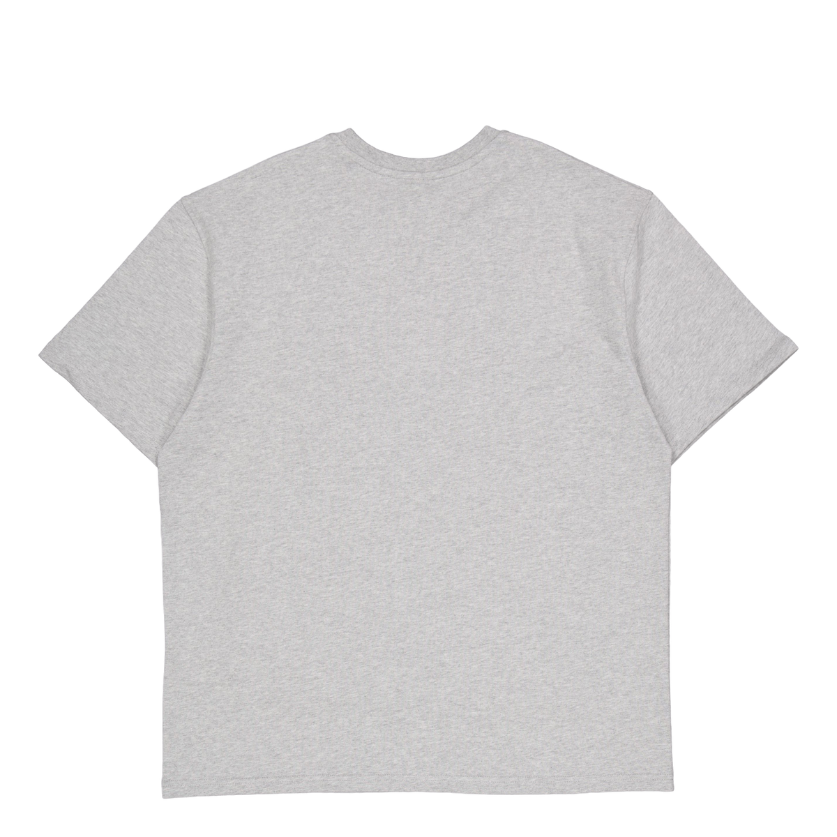 Crew T-shirt Grey Melange/white