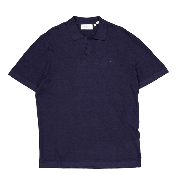 Emmanuel Polo Knit Dark Navy