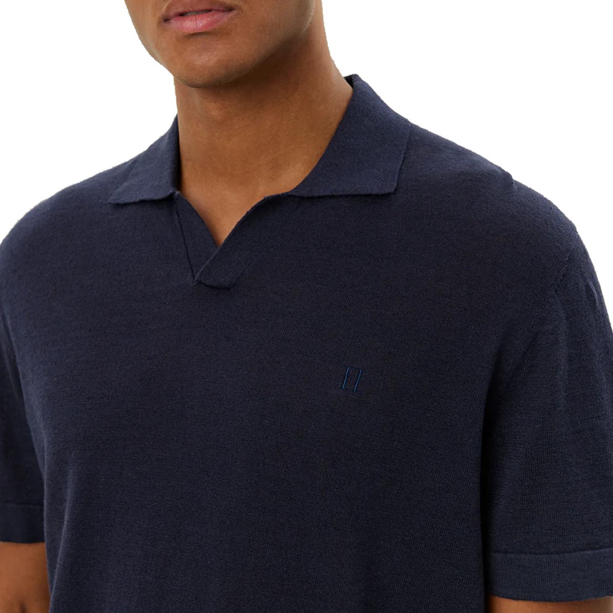 Emmanuel Polo Knit Dark Navy