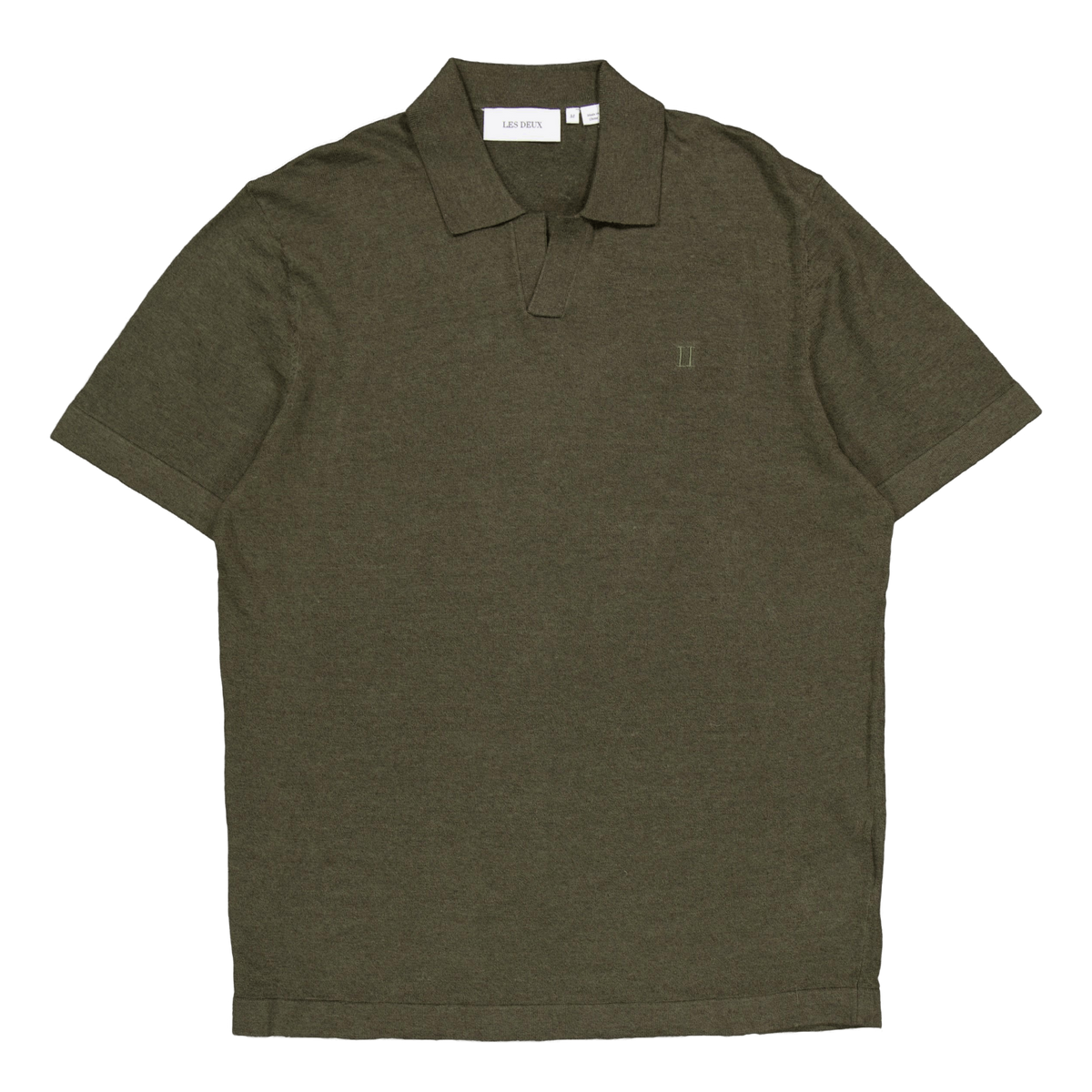 Emmanuel Polo Knit Forest Green