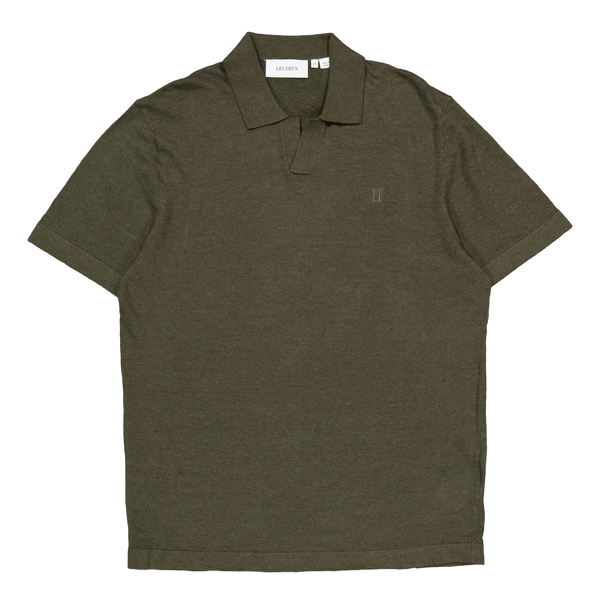 Emmanuel Polo Knit Forest Green