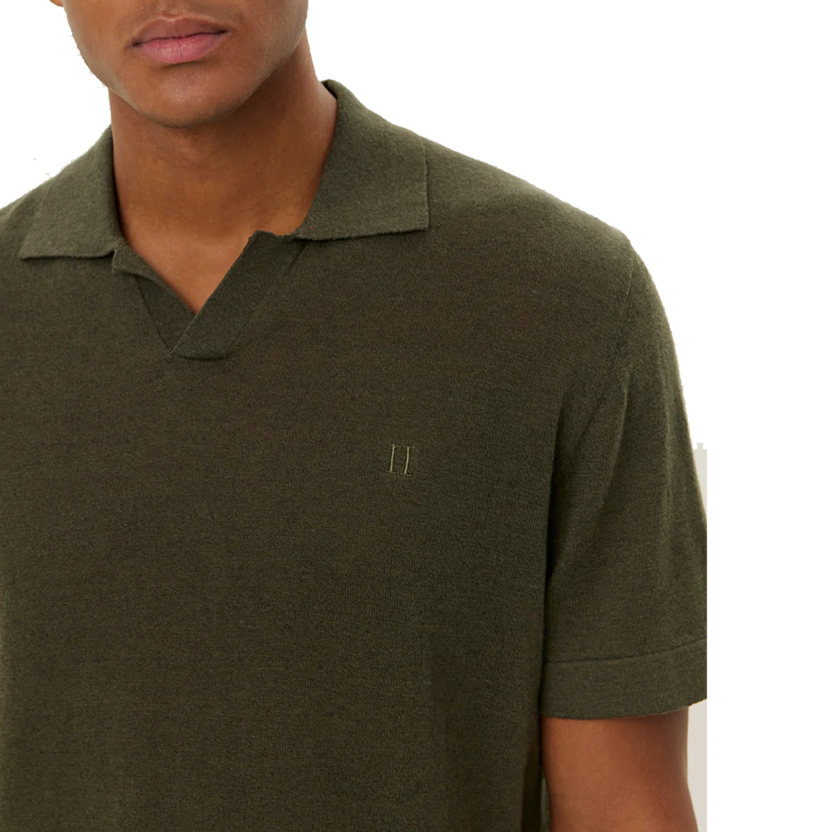 Emmanuel Polo Knit Forest Green