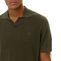 Emmanuel Polo Knit Forest Green