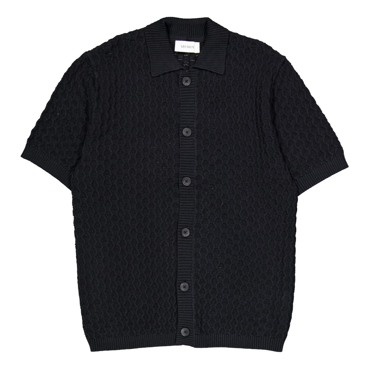 Gespertus Ss Knit Shirt Black