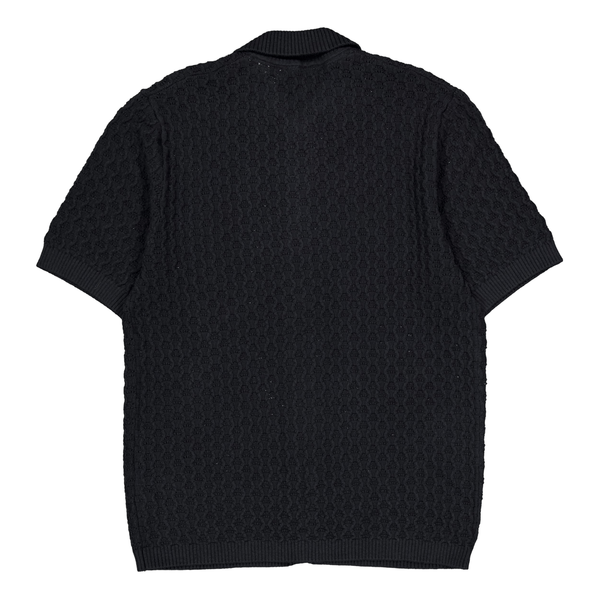 Gespertus Ss Knit Shirt Black