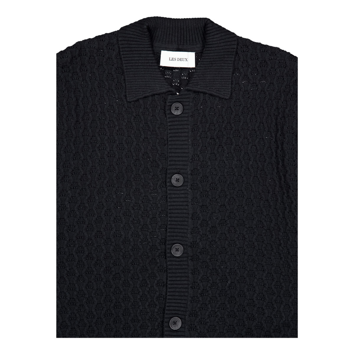 Gespertus Ss Knit Shirt Black