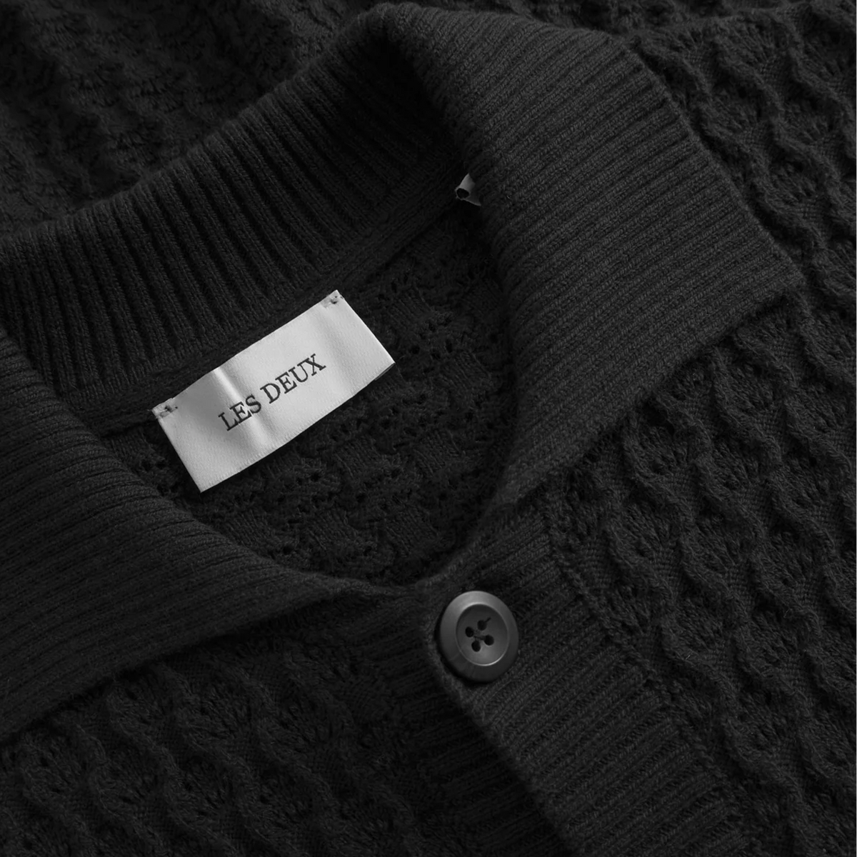 Gespertus Ss Knit Shirt Black