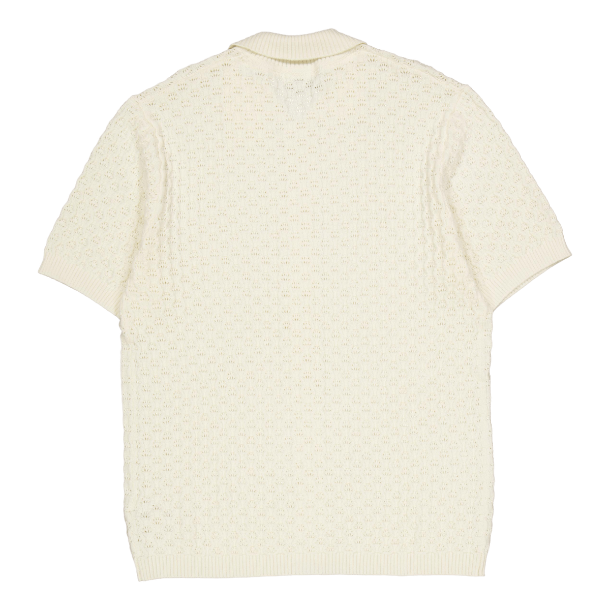 Gespertus Ss Knit Shirt Ivory