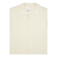 Gespertus Ss Knit Shirt Ivory