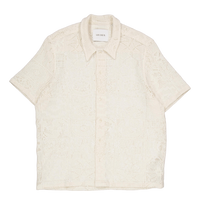 Hector Lace Ss Shirt Ivory