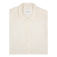 Hector Lace Ss Shirt Ivory