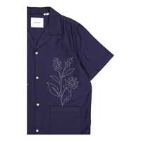 Kingsley Aoe Ss Shirt Dark Navy