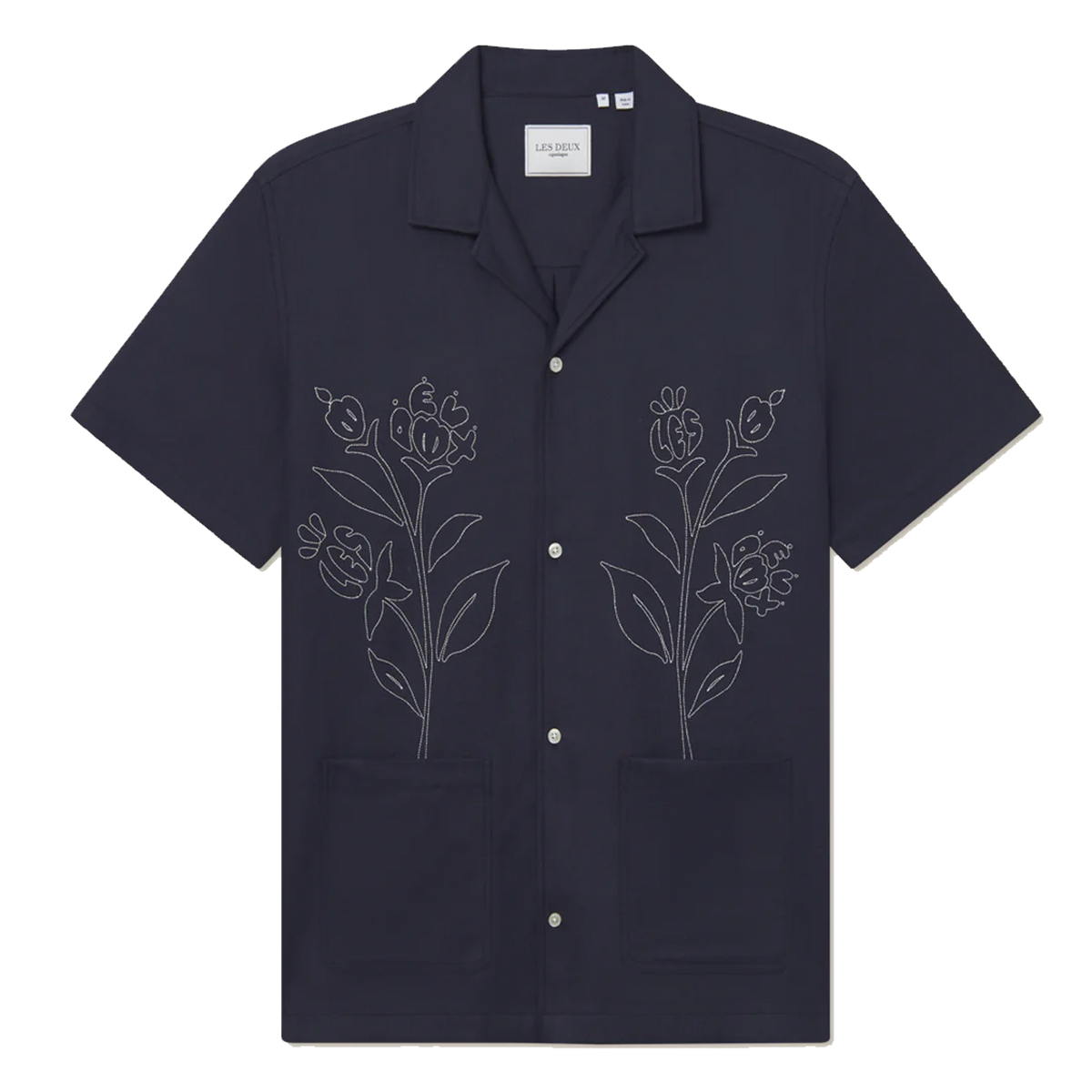 Kingsley Aoe Ss Shirt Dark Navy