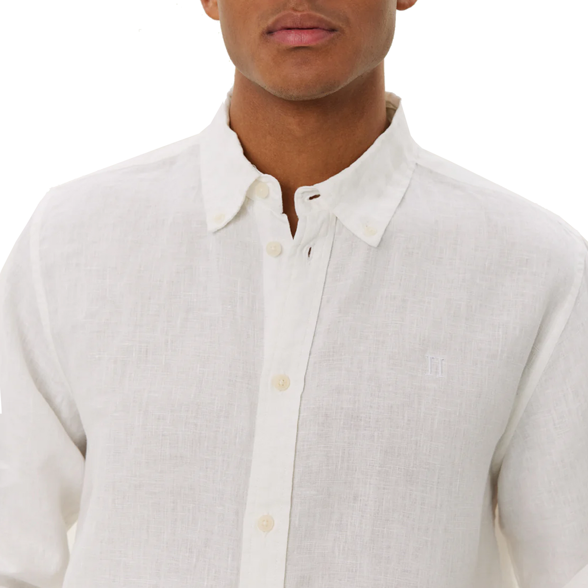 Kristian Linen B.d. Shirt White