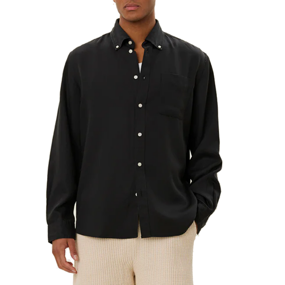 Kent Tencel Shirt Black