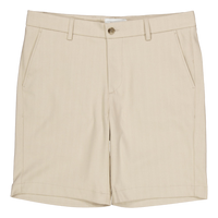 Como Reg Herringbone Shorts Dark Sand/light Sand