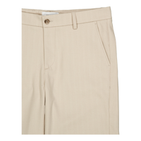 Como Reg Herringbone Shorts Dark Sand/light Sand