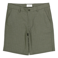 Como Reg Herringbone Shorts Forest Green/chive Green