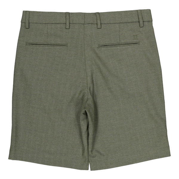 Como Reg Herringbone Shorts Forest Green/chive Green