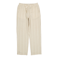 Houston Stripe Cotton Pants Ivory/lichen Green