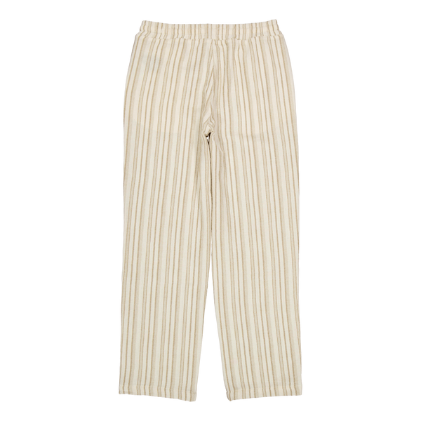 Houston Stripe Cotton Pants Ivory/lichen Green