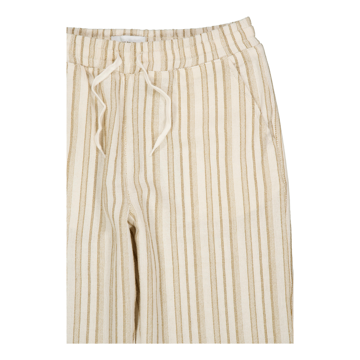 Houston Stripe Cotton Pants Ivory/lichen Green