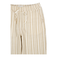 Houston Stripe Cotton Pants Ivory/lichen Green