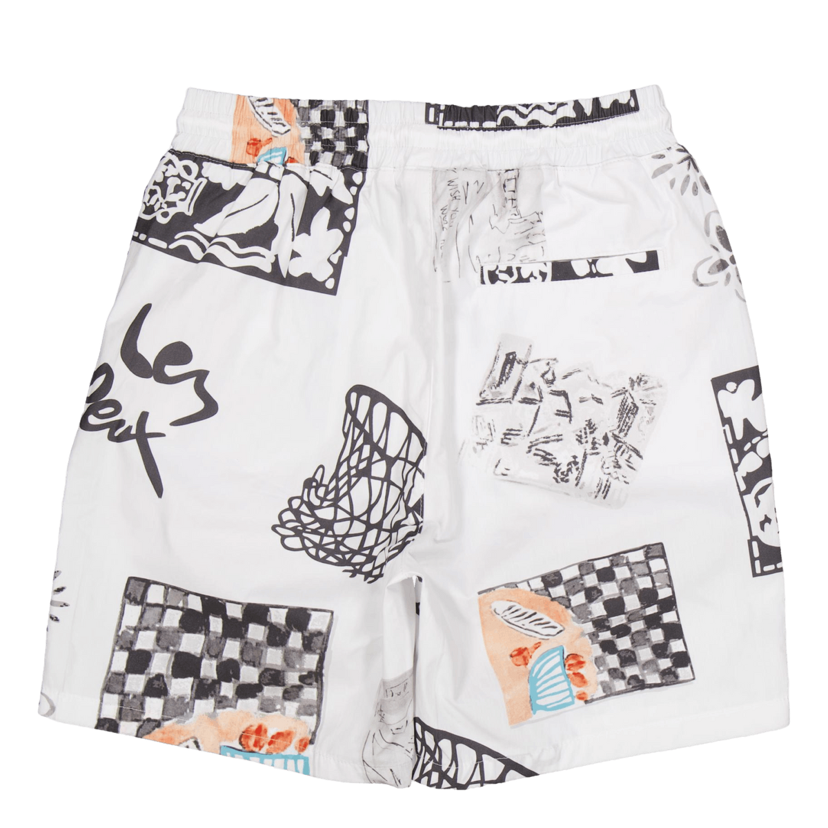 Otto Aop Shorts Light Ivory