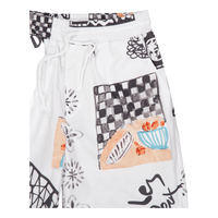 Otto Aop Shorts Light Ivory