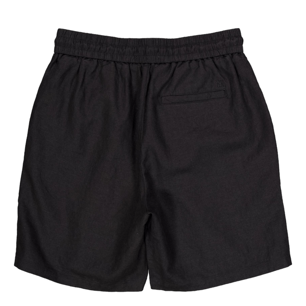 Otto Linen Shorts Black