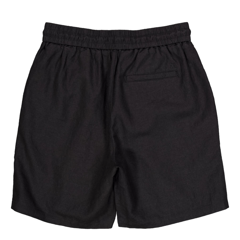 Otto Linen Shorts Black
